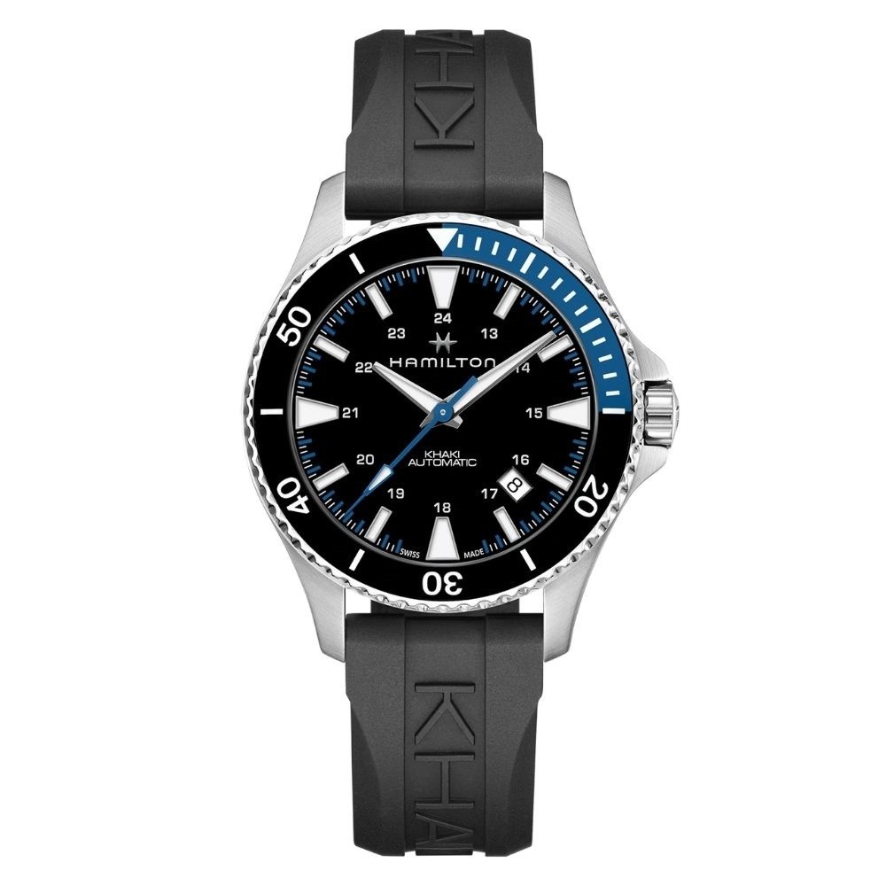 HAMILTON Khaki Navy Scuba Auto Silicone 40mm - H82315331