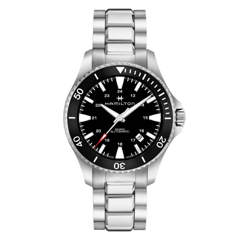 HAMILTON Khaki Navy Scuba Auto Acier 40mm - H82335131