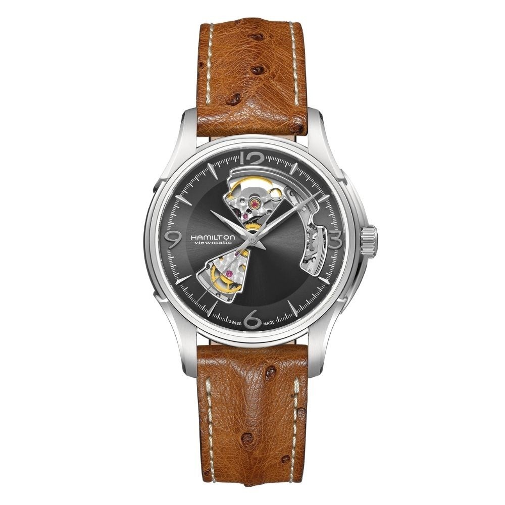 HAMILTON JazzMaster Open Heart Auto Noire H32565585