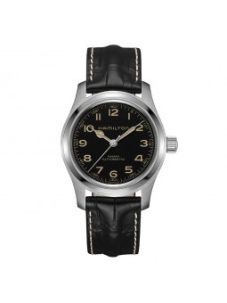 Montre Homme HAMILTON Khaki Field Murph Automatique Cuir Noir - H70605731