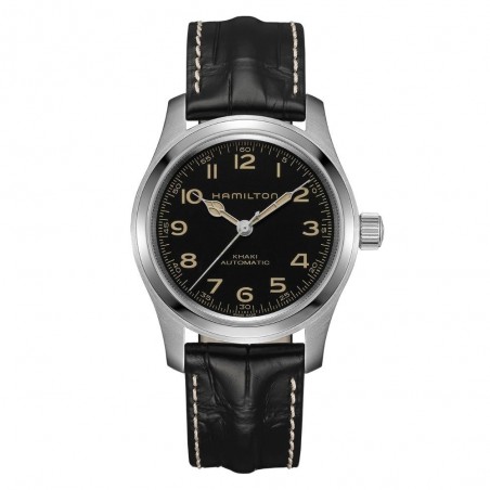 Montre Homme HAMILTON Khaki Field Murph Automatique Cuir Noir - H70605731