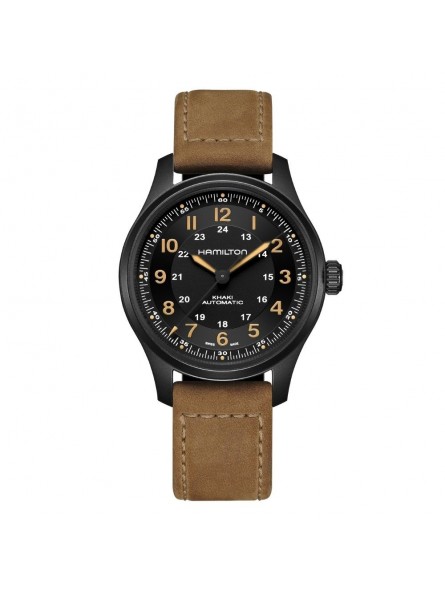 Montre Homme HAMILTON Khaki Field Titanium Auto - H70665533 Montre Homme HAMILTON Khaki Field Titanium Auto - H70665533