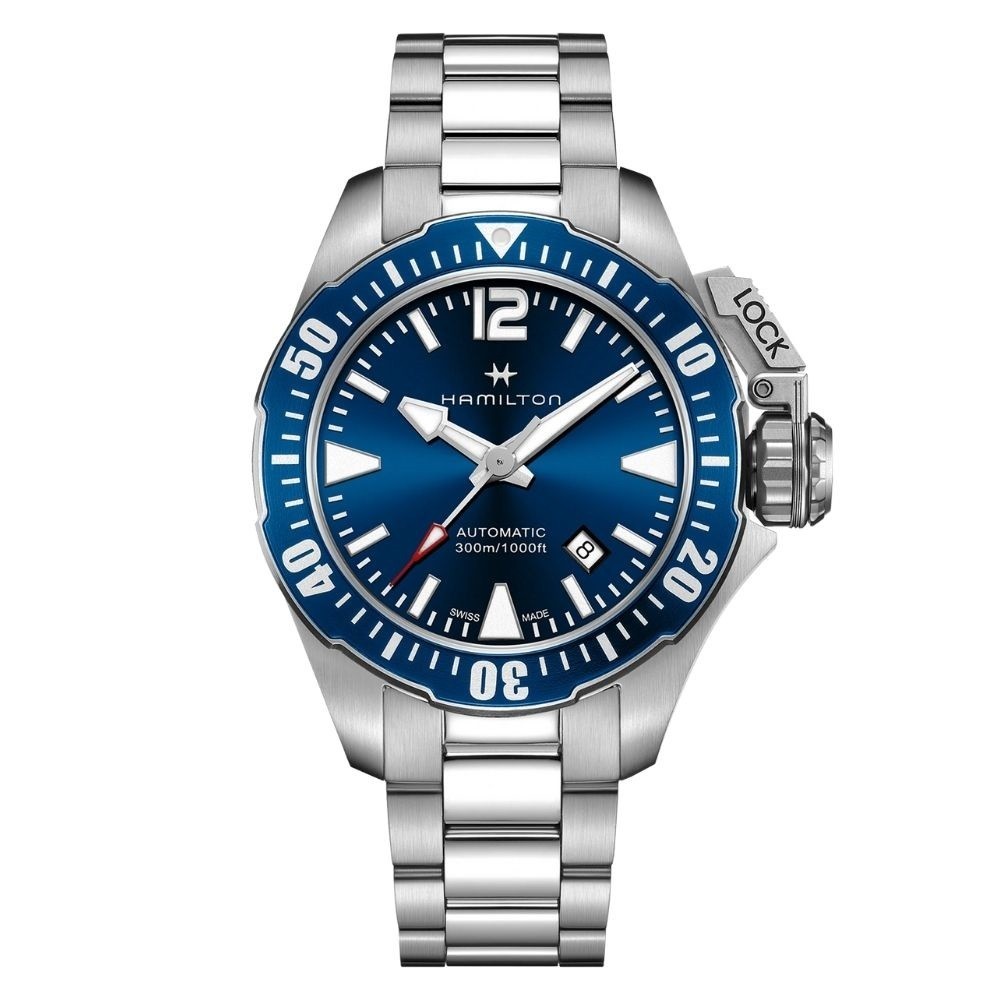 Hamilton Khaki Navy Frogman Auto Acier  - H77705145