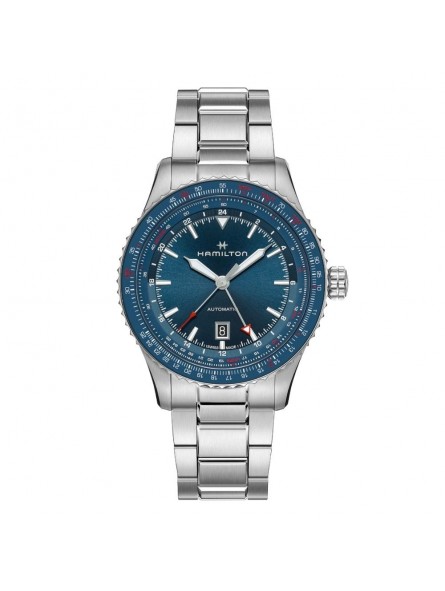 Montre Homme HAMILTON Khaki Aviation Converter Auto GMT Acier - H76715140 Montre Homme HAMILTON Khaki Aviation Converter Auto GMT Acier - H76715140