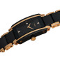 Montre Femme Rado Rectangle Intégral diamants Quartz Noir Rose - R20612712 Montre Femme Rado Rectangle Intégral diamants Quartz Noir Rose - R20612712