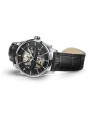 HAMILTON Skeleton Auto Noire Cuir Noir - H42535780