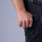 Bague Homme Phébus créations acier carbone T.62 -15-0292-N-62 Bague Homme Phébus créations acier carbone T.62 -15-0292-N-62