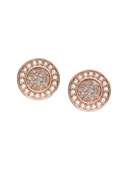 Boucles d'oreilles Femme FOSSIL JF03263791 - Collection HOLIDAY GLITZ CLASSICS style Tendance avec acier et