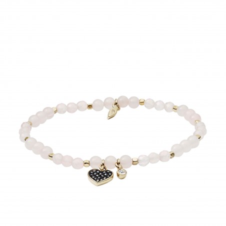 Bracelet Femme FOSSIL JA6922710 - Collection WELLNESS VINTAGE MOTIFS style Tendance avec semi-précieux et acier