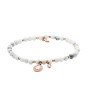 Bracelet Femme Fossil JA6934791 - Collection Wellness  Vintage  motifS style Tendance avec semi-pré cieux et acier