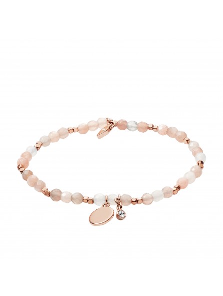 Bracelet Femme FOSSIL JA6945791 - Collection WELLNESS MOTIFS style Tendance avec semi-précieux et laiton