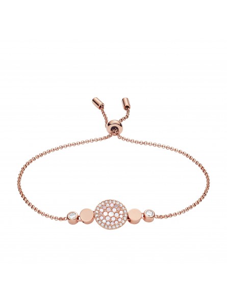 Bracelet Femme Fossil JF02905791 - Collection MOP Vintage  Glitz  style Tendance avec acier et nacre