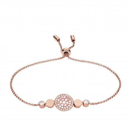Bracelet Femme FOSSIL JF02905791 - Collection MOP VINTAGE GLITZ style Tendance avec acier et nacre