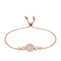 Bracelet Femme Fossil JF02905791 - Collection MOP Vintage  Glitz  style Tendance avec acier et nacre