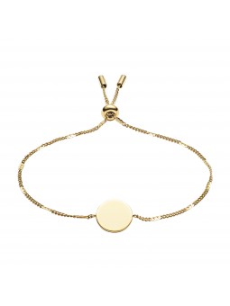 Bracelet Femme FOSSIL JF03020710 - Collection ENGRAVABLE VINTAGE ICONIC style Tendance avec acier et