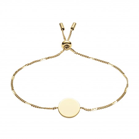 Bracelet Femme FOSSIL JF03020710 - Collection ENGRAVABLE VINTAGE ICONIC style Tendance avec acier et