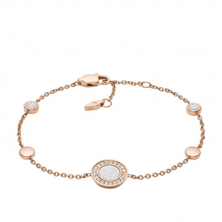 Bracelet Femme FOSSIL JF03264791 - Collection HOLIDAY GLITZ CLASSICS style Tendance avec acier et