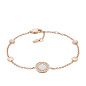 Bracelet Fossil Acier doré  Rose Collection Holiday Glitz JF03264791