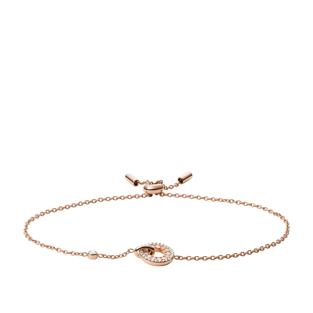 Bracelet Femme FOSSIL JF03542791 - Collection LINKS CLASSICS style Tendance avec acier et nacre