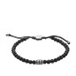 Bracelet Homme Fossil JF02887040 - Collection Wellness Vintage Montre style Tendance avec semi-pré cieux et acier