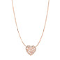 Collier Femme Fossil JF03164791 - Collection Mosaic Heart Vintage Glitz style Tendance avec acier et nacre