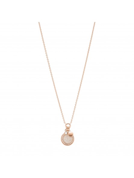 Collier Femme Fossil JF03265791 - Collection Holiday Glitz Classics style Tendance avec acier et