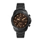 Montre Homme Fossil FS5851 - Collection BRONSON 44mm BRONSON style Tendance avec acier - Mouvement Quartz - Chronographe