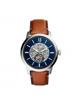 Montre Homme FOSSIL ME3154 - Collection CORE 48MM TOWNSMAN style Mode avec cuir et acier - Mouvement Automatique