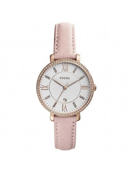 Montre Fossil Femme ES4303 Bracelet cuir Rose