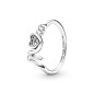 Pandora Bijou argent 925 - Bague Moments Coeur Pavé Mom argent 925Â° T54 - 191149C01-54