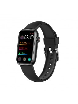 Montre Homme Smarty SW032A - Collection Allure - Bracelet Silicone et maille milanaise noir
