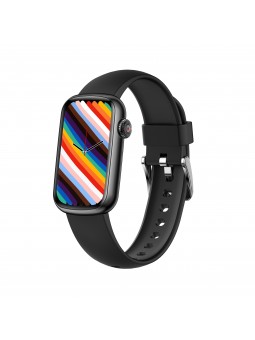 Montre Homme Smarty SW032A - Collection Allure - Bracelet Silicone et maille milanaise noir