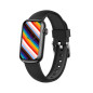 Montre Homme Smarty SW032A - Collection Allure - Bracelet Silicone et maille milanaise noir Montre Homme Smarty SW032A - Collection Allure - Bracelet Silicone et maille milanaise noir