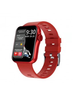 Montre Homme Smarty SW022L - Collection Standing - Bracelet Silicone rouge