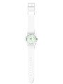 Montre Unisexe SWATCH Swan Lake GE294 - Collection Monthly Drops - Boitier plastique transparent