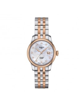 Montre Femme T0062072211600 Tissot Le Locle Automatic Lady - Cadran Ronde, Nacre blanche