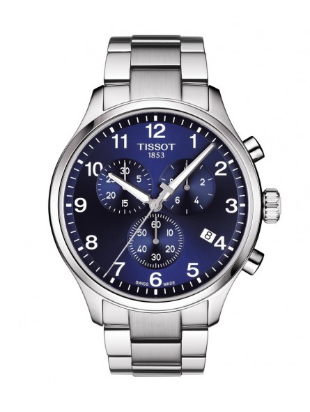 Montre Homme T1166171104701 Tissot Chrono XL Classic - Cadran Ronde, Bleu