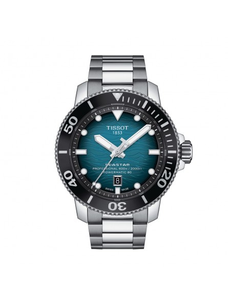 Montre Homme Tissot Seastar 2000 Professional Powermatic 80 - T1206071104100 Montre Homme Tissot Seastar 2000 Professional Powermatic 80 - T1206071104100