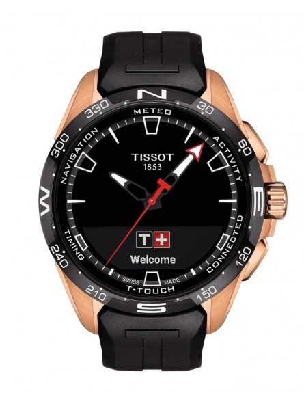 Montre Homme T1214204705102 Tissot T-Touch Connect Solar - Cadran Ronde, Noir