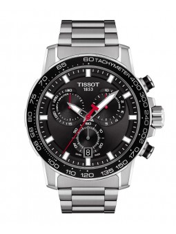 Montre Homme T1256171105100 TISSOT SUPERSPORT CHRONO - Cadran Ronde, Noir