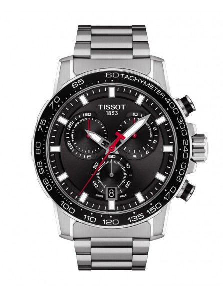 Montre Homme T1256171105100 TISSOT SUPERSPORT CHRONO - Cadran Ronde, Noir