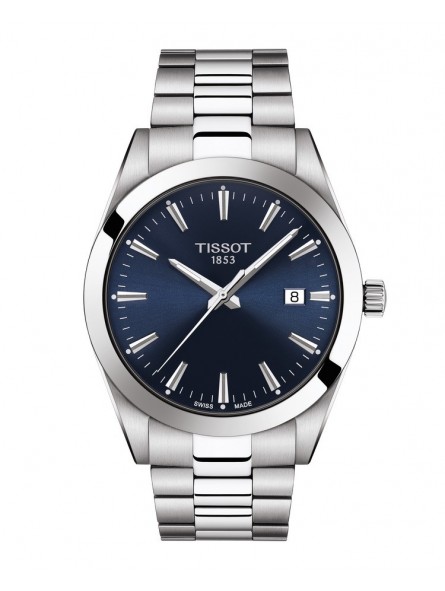 Montre Homme T1274101104100 Tissot Gentleman - Cadran Ronde, Bleu