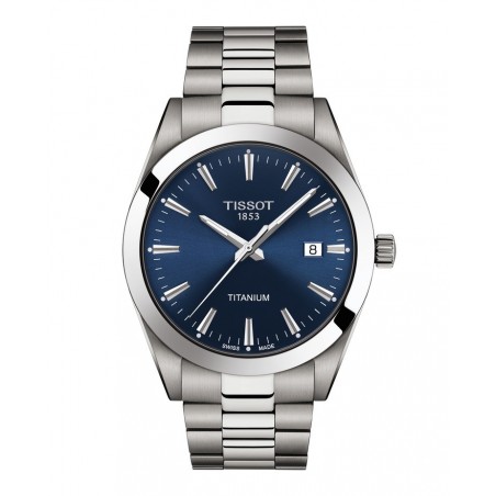 Montre Homme T1274104404100 Tissot Gentleman Titanium - Cadran Ronde, Bleu