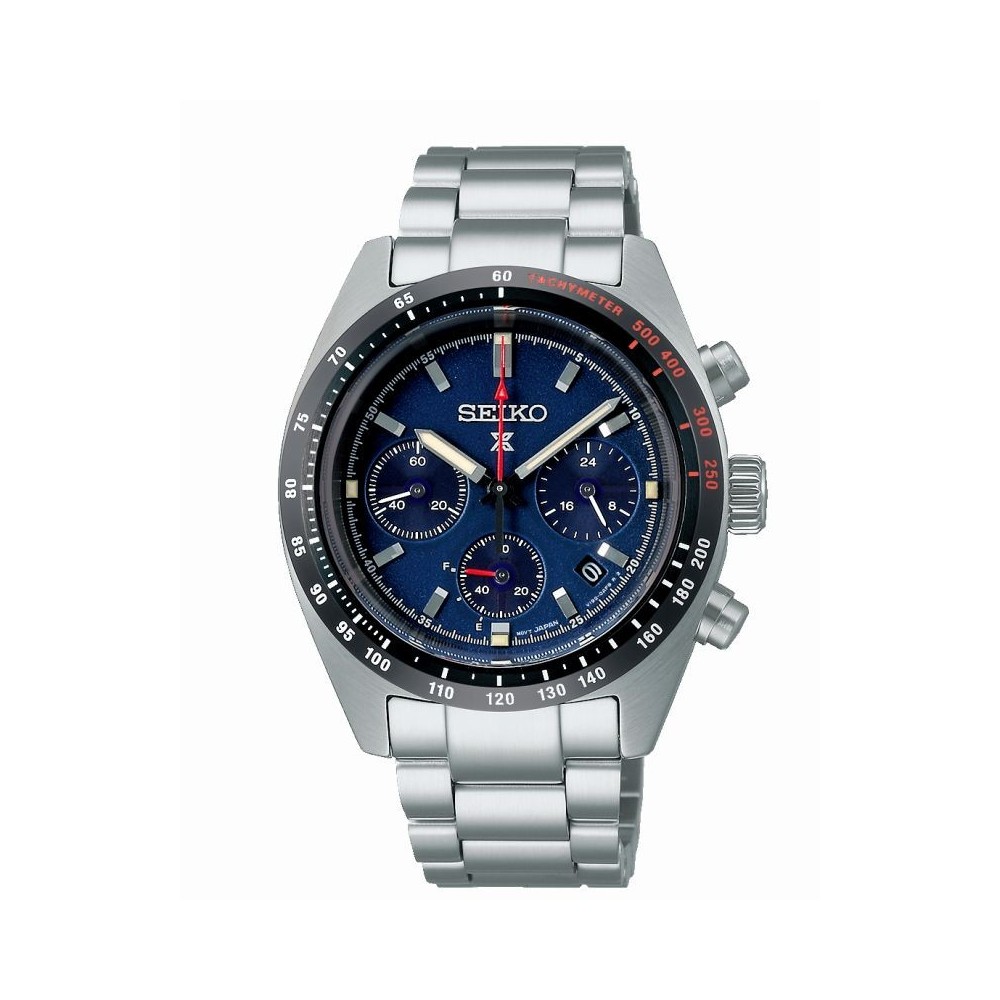 Montre Homme Seiko Prospex SSC815P1 - Mouvement Chronographe quartz solaire - Boitier et bracelet acier inoxydable