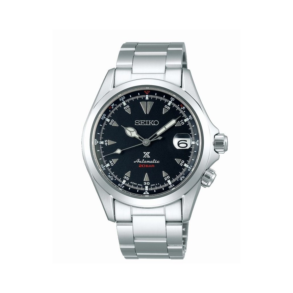 SEIKO PROSPEX AUTOMATIQUE ALPINIST NOIR ACIER SPB117J1