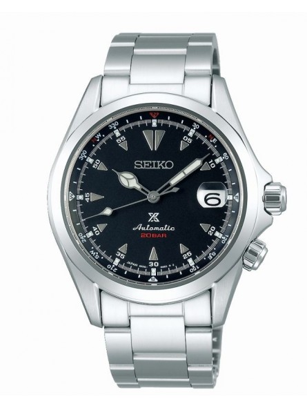 SEIKO PROSPEX AUTOMATIQUE ALPINIST NOIR ACIER SPB117J1