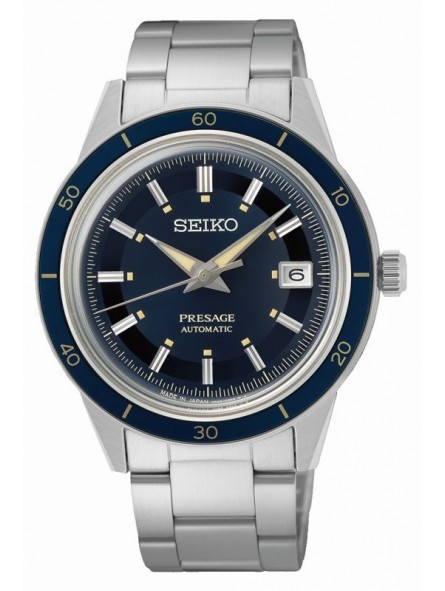 Montre Homme Seiko Presage SRPG05J1 - Mouvement automatique  - Cadran bleu