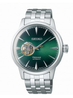 Montre Homme Seiko Presage SSA441J1 - Mouvement automatique, cur ouvert -  Boitier et bracelet acier inoxydable