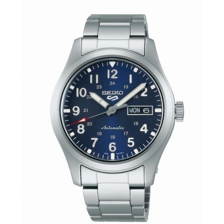 SEIKO 5 SPORTS AUTOMATIQUE BLEU ACIER GRIS SRPG29K1