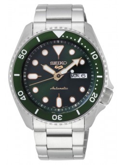 SEIKO 5 SPORTS AUTOMATIQUE VERT ACIER SRPD63K1